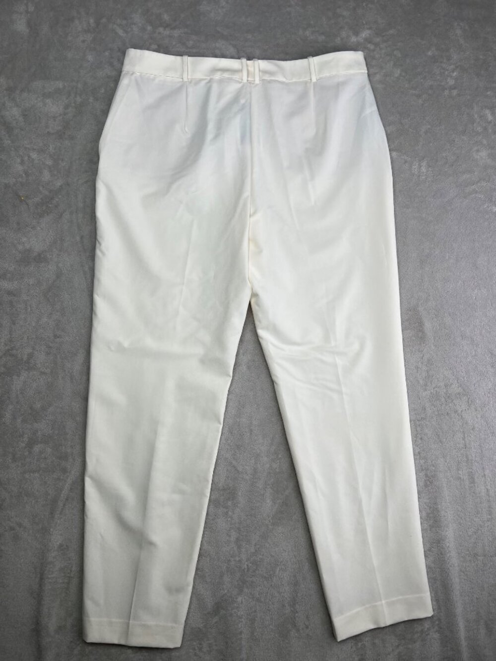 MNG Womens White Tapered Trousers Size 12 - Picture 11 of 16